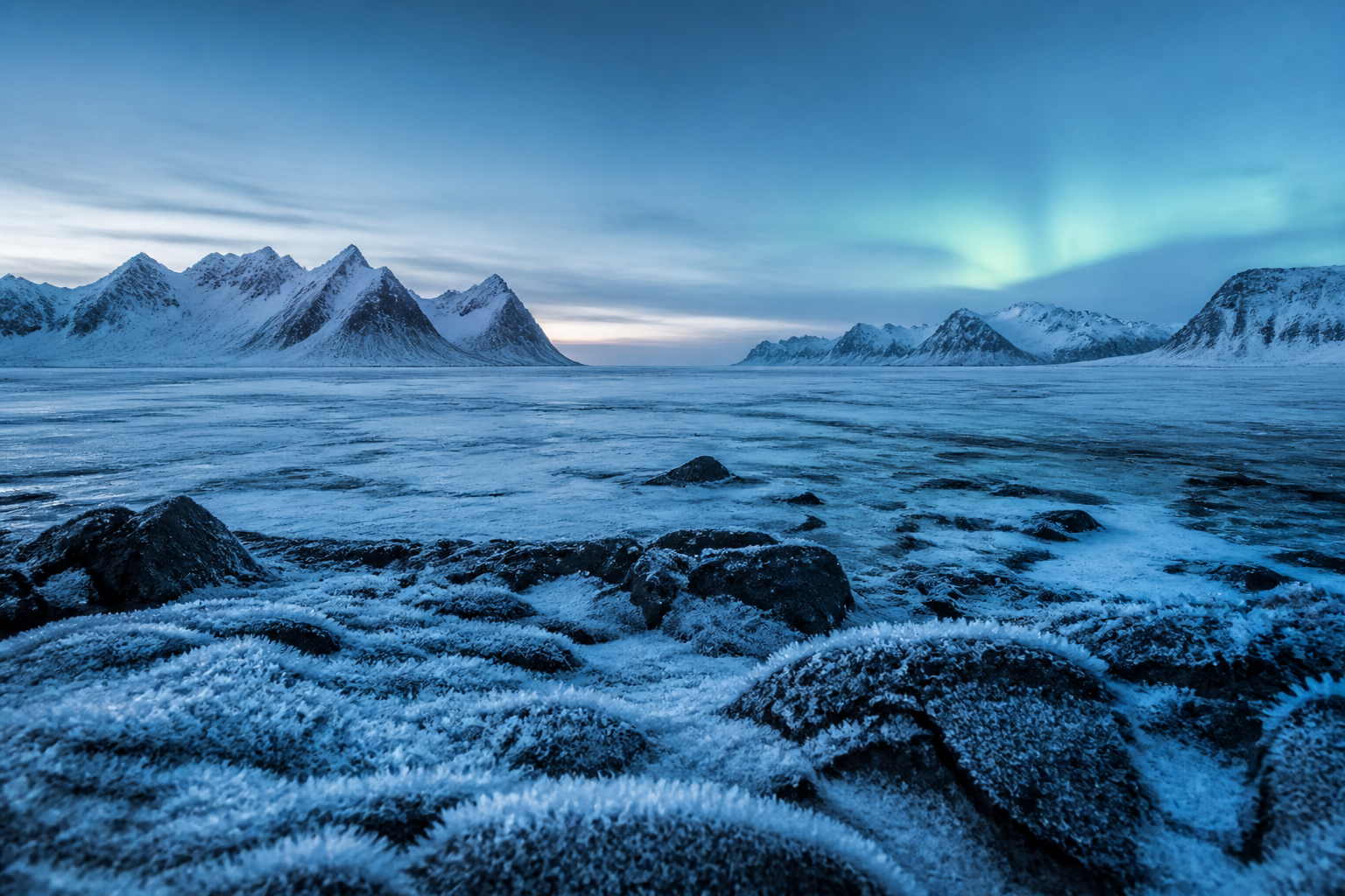 Arctic tundra landscape representing clarity and resilience